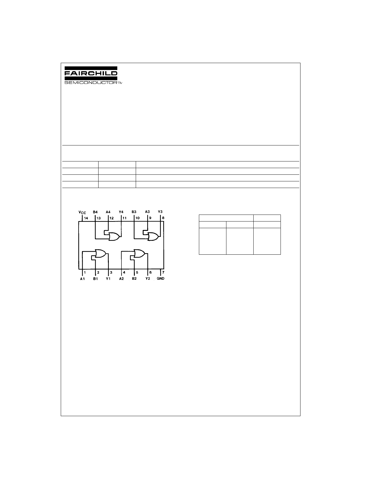 2x Fairchild IC DM74LS32N – Porta OR Quad 2 Ingressi, LS-TTL, DIP14